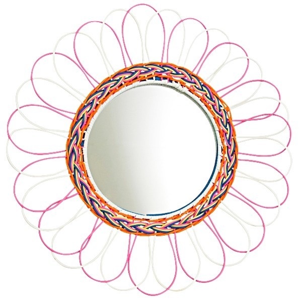 "Mirror Margarita White & Pink" Spiegel